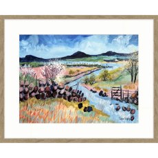Dales Stream 52cm x 42cm Picture By Julia Rigby Wooden Frame
