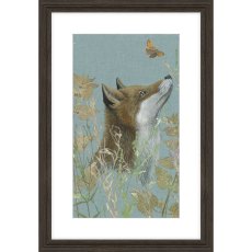 As The Day Gives Way Fox 45cm x 65cm Picture By Jade Taylor Wooden Frame