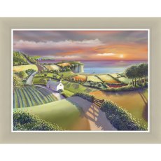 Catch the Light 93cm x 73cm Picture By Catherine J. Stephenson Taupe Frame