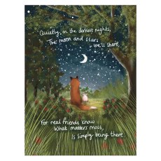 Being There 42cm x 32cm Picture By Fox Under Moon Series White Frame