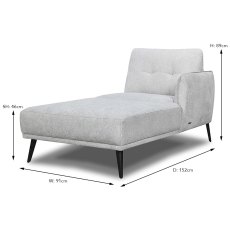 Lovell Modular 1.5 Seater Chaise Arm RHF Fabric Cat 20 Lovell Modular 1.5 Seater Chaise Arm RHF Fabric Cat 20