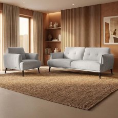 Lovell 3 Seater Sofa With 2 Seat Cushions Fabric Cat 20