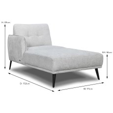 Lovell Modular 1.5 Seater Chaise Arm LHF Fabric Cat 20 Lovell Modular 1.5 Seater Chaise Arm LHF Fabric Cat 20