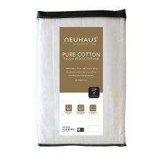 Pure Cotton Pillow Protector Pair