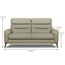 Port Douglas 2.5 Seater Sofa Leather Category 15 (S)