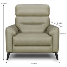 Port Douglas Armchair Leather Category 15 (S)