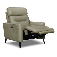 Port Douglas Electric Reclining Armchair with Adjustable Headrest Leather Category 15 (S)
