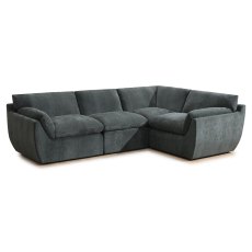 Darren 4 + Seater Modular Corner Sofa LHF/RHF Fabric Forest Night