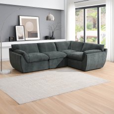 Darren 1.5 Seater Modular Armless Chair Fabric Forest Night Darren 1.5 Seater Modular Armless Chair Fabric Forest Night