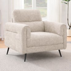 Valentia Armchair Fabric Beige Valentia Armchair Fabric Beige