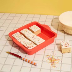 Silicone Square Cake Tin 20cm (Multiple Colours)