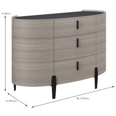 Saoirse Chest of Drawers Wood Effect (Multiple Sizes) Saoirse Chest of Drawers Wood Effect (Multiple Sizes)
