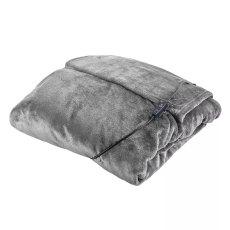 Carmen Fleece Heated Wearable Throw 155cm x 183cm Grey Carmen Fleece Heated Wearable Throw 155cm x 183cm Grey