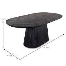 Gabriella Coffee Table Black Gabriella Coffee Table Black