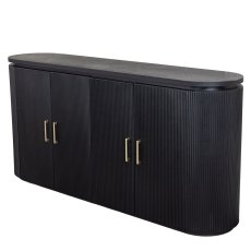 Gabriella 4 Door Sideboard Black