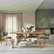 Tenby Dining Table Rustic Oak (Multiple Sizes)