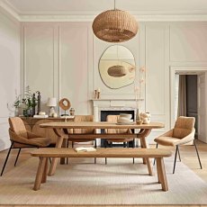 Austin Dining Table White Oak (Multiple Sizes)