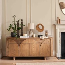 Austin 4 Door Sideboard White Oak Austin 4 Door Sideboard White Oak