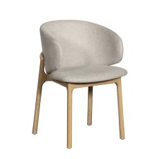 Noah Dining Chair Fabric Grey Noah Dining Chair Fabric Grey