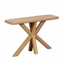 Tenby Console Table Rustic Oak