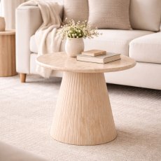 Charlotte Side/Lamp Table Marble