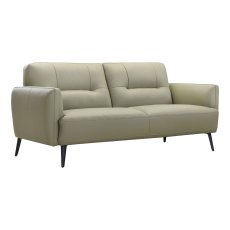 Cortina 3 Seater Sofa Leather Category 10 (S) Celadon Green