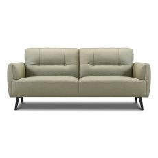 Cortina 3 Seater Sofa Leather Category 10 (S) Celadon Green