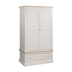 Harry 2 Door + 1 Drawer Wardrobe Cashmere & Oak