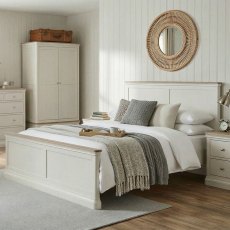 Harry Bedstead Cashmere & Oak (Multiple Sizes)