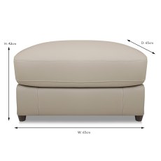 Ladina Storage Footstool Fabric