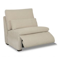 Valais Modular Electric Reclining 1.5 Seater Armless Unit Fabric
