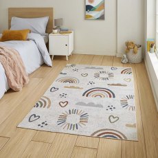 Vida Kids Rug Rainbow Sun (Multiple Sizes)