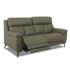 Caracu Electric Reclining 2.5 Seater Sofa With USB Port Leather Category 30 NP