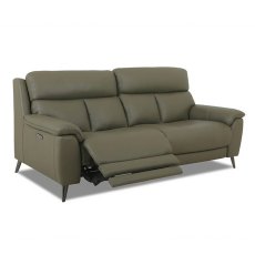Caracu Electric Reclining 3 Seater Sofa With USB Port Leather Category 30 NP