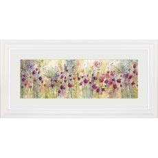 Spring Floral Pods Panel 112cm x 57cm Picture By Catherine J Stephenson White Frame Spring Floral Pods Panel 112cm x 57cm Picture By Catherine J Stephenson White Frame