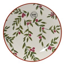 Holly Printed Breakfeast/Side Plate Holly Printed Breakfeast/Side Plate