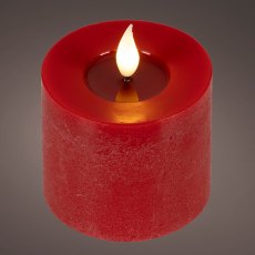 Realistic LED Candle Red 9.5cm Realistic LED Candle Red 9.5cm