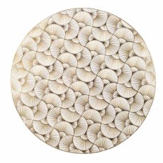 Placemat With Cutout Design Gold 38cm Placemat With Cutout Design Gold 38cm