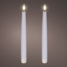 LED Realistic Candle White (Set Of 2) LED Realistic Candle White (Set Of 2)