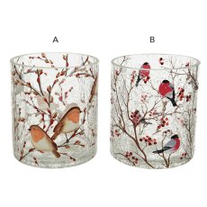 Robin Tealight Holder10cm (Choice Of 2) Robin Tealight Holder10cm (Choice Of 2)