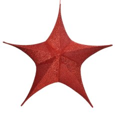 Polyester Star Red 28cm Polyester Star Red 28cm