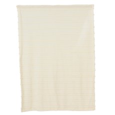 Ribbed Throw White 170cm x 130cm Ribbed Throw White 170cm x 130cm