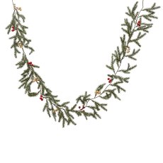 Garland With Pinecones & Berries 6ft/180cm Garland With Pinecones & Berries 6ft/180cm