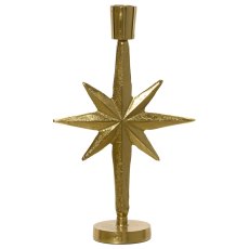 Star Candleholder Gold 26cm Star Candleholder Gold 26cm