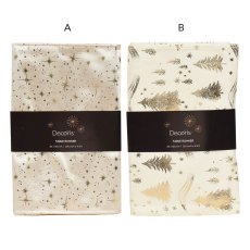 Table Runner Silver & White 150cm (Choice Of 2) Table Runner Silver & White 150cm (Choice Of 2)