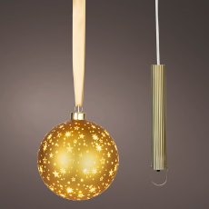Micro LED Ball Gold & Warm White Lights 14cm Micro LED Ball Gold & Warm White Lights 14cm