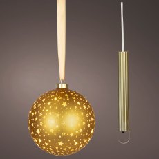 Micro LED Ball Gold & Warm White Lights 19cm Micro LED Ball Gold & Warm White Lights 19cm
