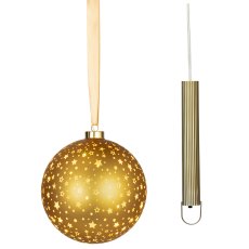 Micro LED Ball Gold & Warm White Lights 19cm Micro LED Ball Gold & Warm White Lights 19cm