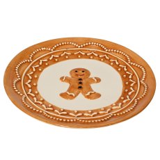 Dinner Plate With Gingerbread Man 20cm Dinner Plate With Gingerbread Man 20cm