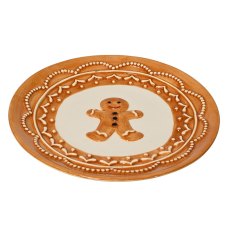 Breakfast/Side Plate With Gingerbread Man 16cm Breakfast/Side Plate With Gingerbread Man 16cm